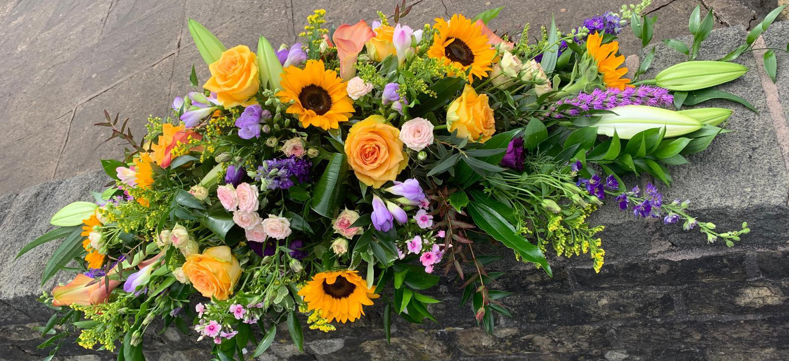 Funeral flowers from Octagon Flowers in Bolton